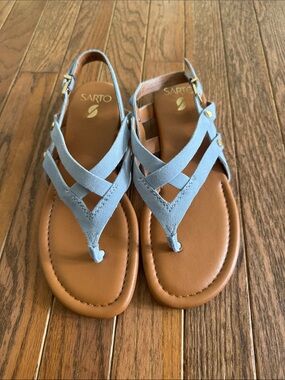 NWT Blue Strappy Sandals
